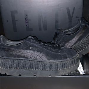 Puma x Fenty Black Suede Creepers by Rihanna